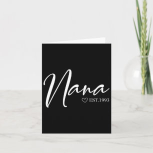 Carte Femmes Nana Est 1993 Fête des mères Vêtements d'an
