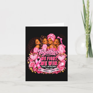 Carte Femmes Noires Afro-Américaines Équipe Contre le Ca
