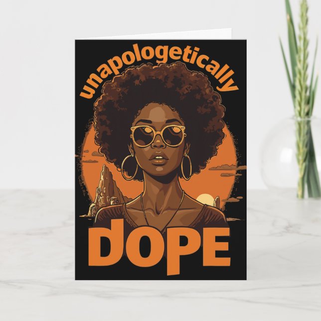 Carte Femmes Noires Inconditionnellement Drogue Juneteen (Devant)
