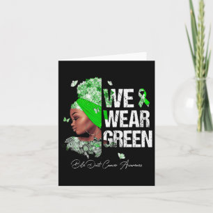 Carte Femmes noires Nous portons Bile Verte Cancer de la