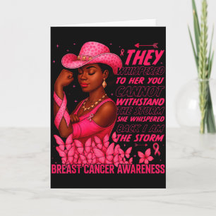 Carte Femmes Noires Survivantes du Cancer du Sein Ruban