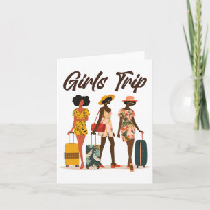 Carte Femmes noires Voyage Afro Queen Melanin Africain