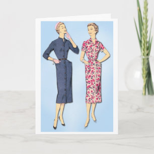 Carte Femmes Rétro - La Vie Serait Si Ennuyante Sans Moi