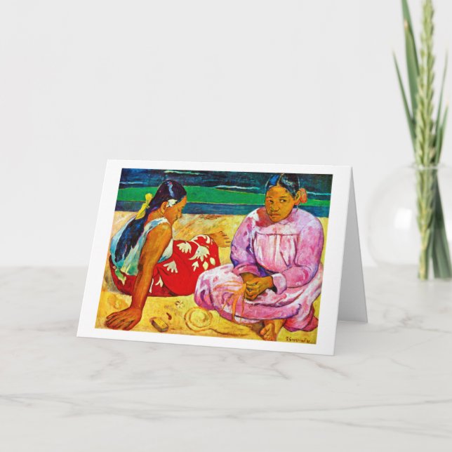 Carte Femmes tahitiennes, Gauguin (Devant)