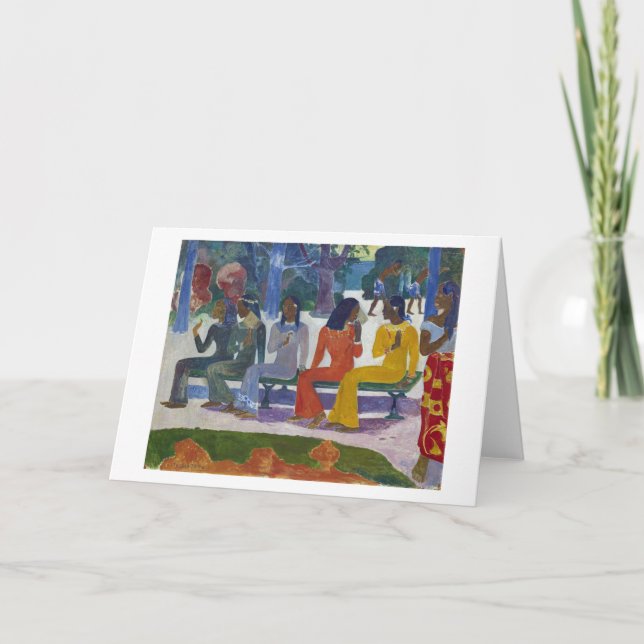 Carte Femmes tahitiennes, Gauguin (Devant)