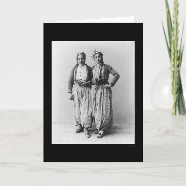 Carte Femmes tsiganes en Palestine 1893 (Devant)