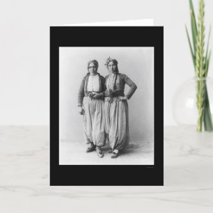 Carte Femmes tsiganes en Palestine 1893