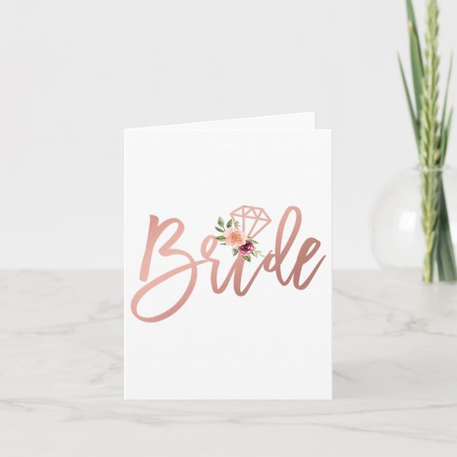 Carte Femmes Wedding shower Pour L'Avenir Mme Bride À Êt (Devant)