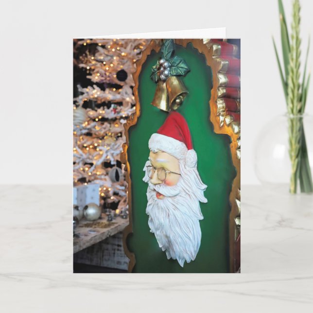 Carte Fenêtre affichage Père Noël (Devant)