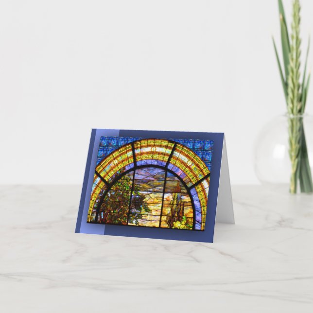 CARTE FENÊTRE ÉGLISE (Devant)