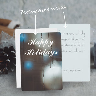 Carte Fenêtre en vapeur foncée et mal, avec Baubles de N