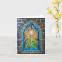 Fenêtre en verre de l'église Light 3