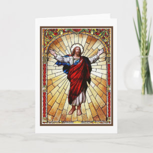 Carte Fenêtre en verre tendu CHRIST