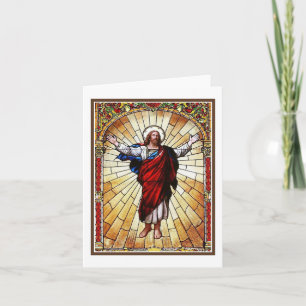 Carte Fenêtre en verre tendu CHRIST