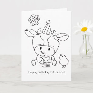 Carte Ferme Amis Couleur-C'Est-Vous-Vache Salutation