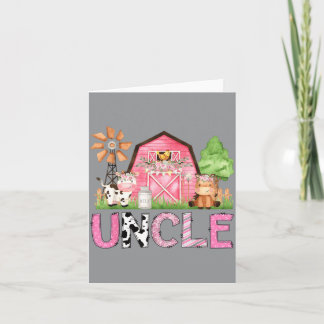 Carte Ferme d'animaux Oncle Rose Anniversaire Enfants Co