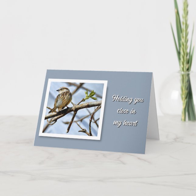 Carte Fermé dans mon cœur... (Devant)