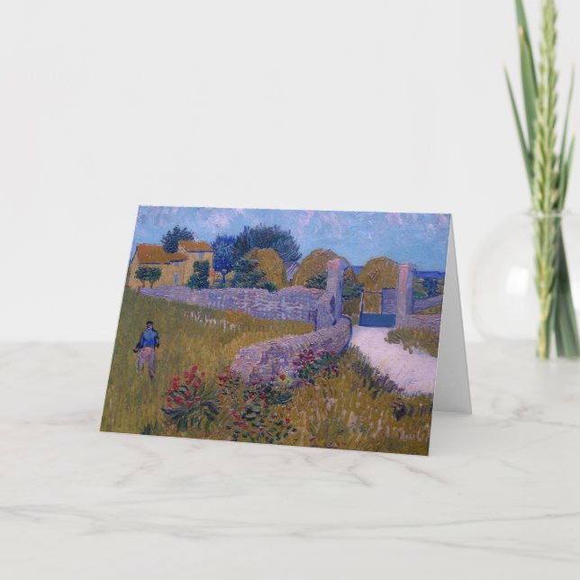 Carte ferme dans provence-1888-vincent Van Gogh (Devant)