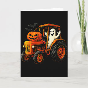 Carte Ferme Fantôme Tracteur Citrouille Soky Saison Hall