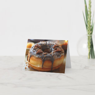 Carte Fermer la beigne glacée au chocolat