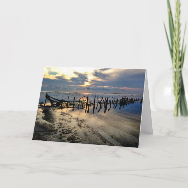 Carte Fermes d'algue chez Pulau par coeur (Devant)