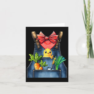 Carte Fermier Costume d'Halloween Drôle prétendre que je