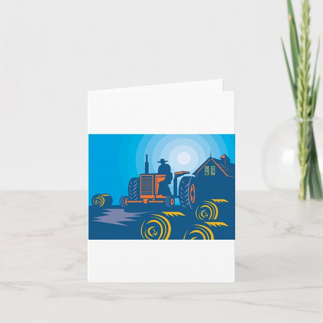 Carte Fermier Sur Un Tracteur (Créateur téléchargé)