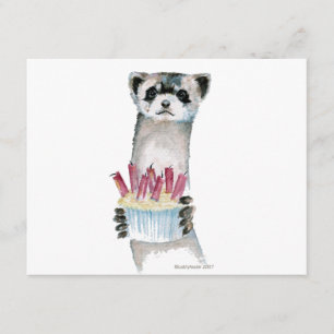 Carte Ferret d'anniversaire
