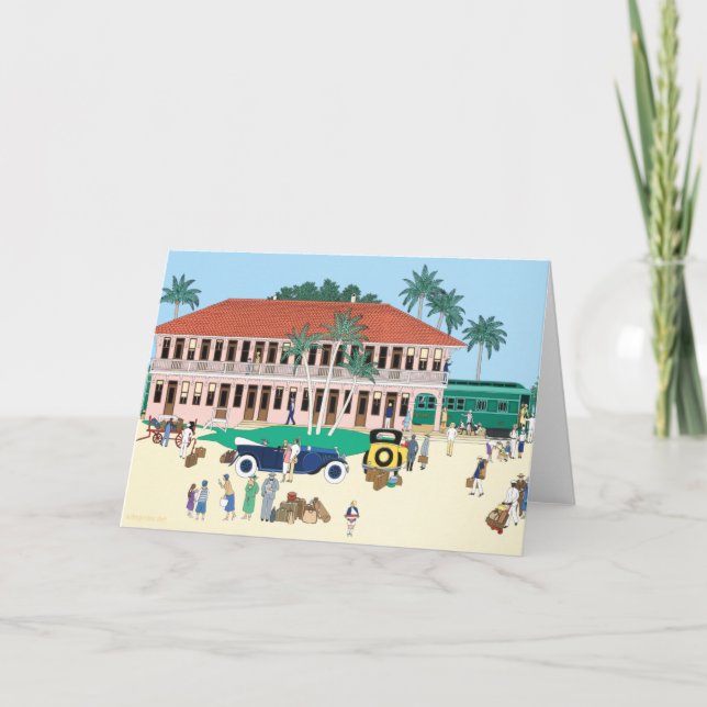 Carte ferroviaire historique Boca Grande (Devant)