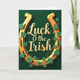 Carte Fers à Cheval Chance Irlandaise