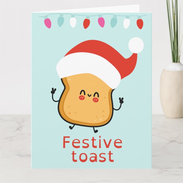 Carte Festif amusant Noël (Devant)