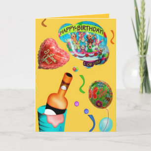 Carte Festif Anniversaire