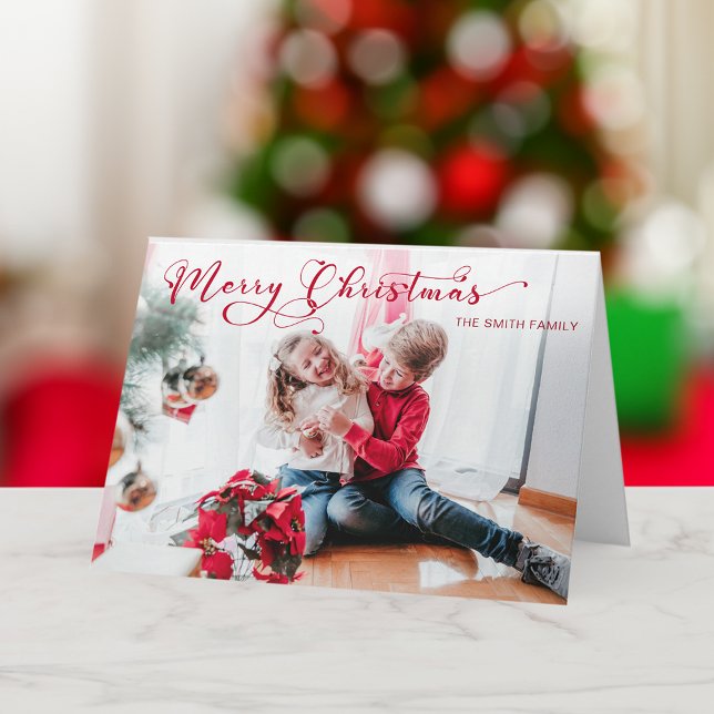 Carte Festif Joyeux Noël Calligraphie (Créateur téléchargé)