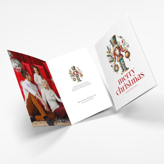 Carte Festif Noisette de Noël Twp Photo personnalisée (Créateur téléchargé)