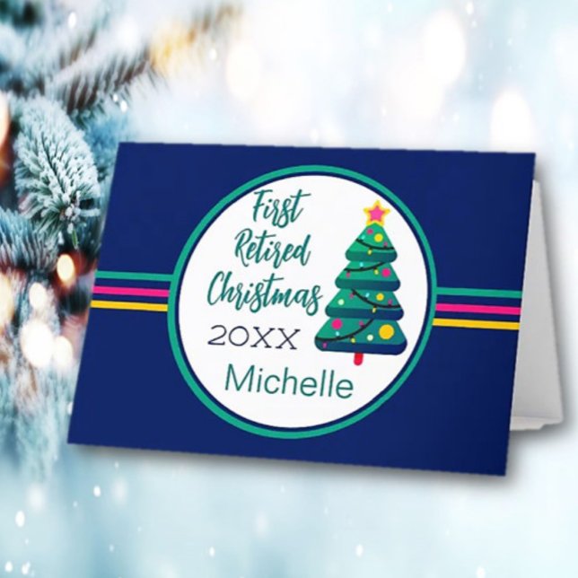 Carte Festif, Premier Noël Retraité (Créateur téléchargé)