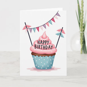 Carte festive à pois