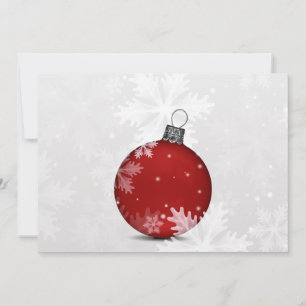 carte festive affaires argent rouge vacances