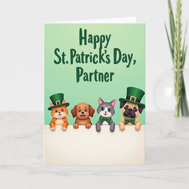 Carte Festive Animal Friends Card (Devant)