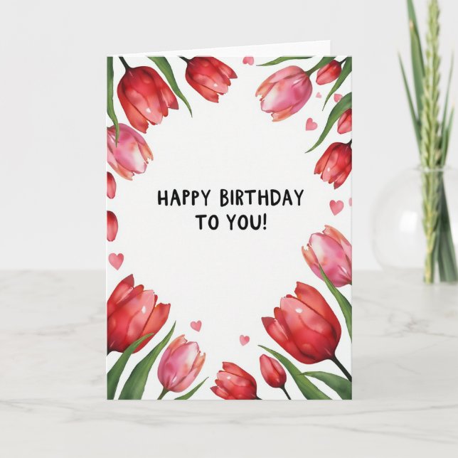 Carte festive Bloom de Chevron (Devant)