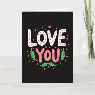 Carte festive d'art « Je t'aime »