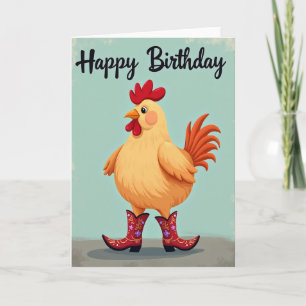Carte festive de dessin animé d'oiseau