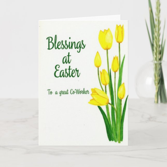 Carte festive de fleurs de printemps (Devant)