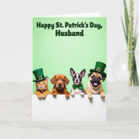 Carte festive fausse or animal
