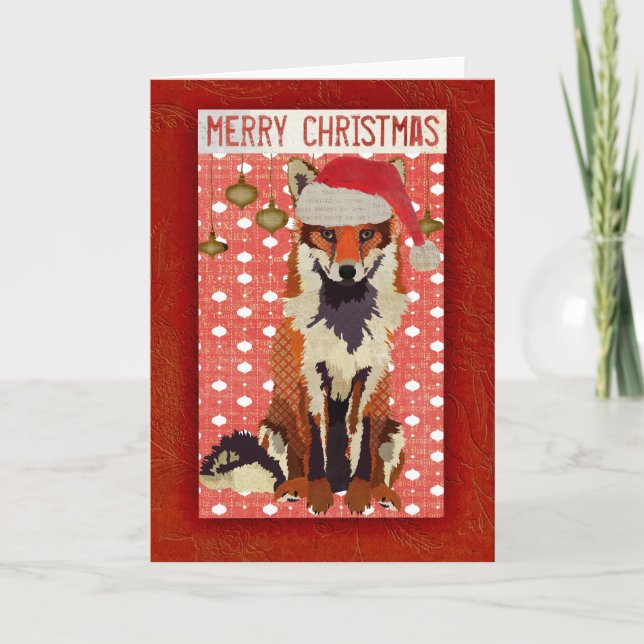 Carte Festive Fox (Devant)