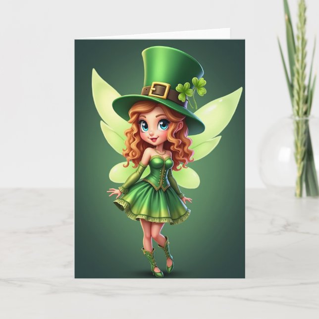 Carte festive Lucky Sprite (Devant)