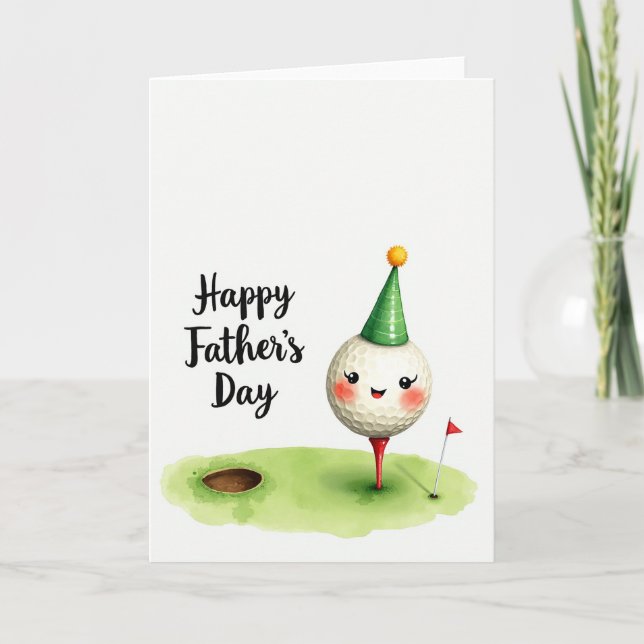 Carte festive pour la fête des pères (Devant)