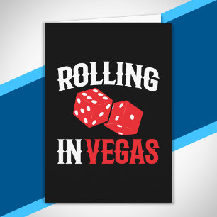 Carte Fête à Vegas Rouler à Vegas Voyage à Las Vegas
