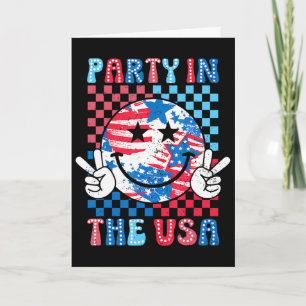 Carte Fête Aux États-Unis 4 Juillet Sourire Prépa Enfant