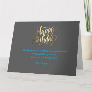 Carte Fête brillante et joyeuse