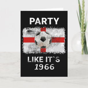 Carte Fête comme si c'était 1966 St George Footbyll Socc